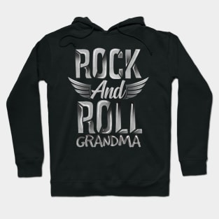 'Rock n Roll Grandma' Cool Rock n Roll Mother's Day Gift Hoodie
